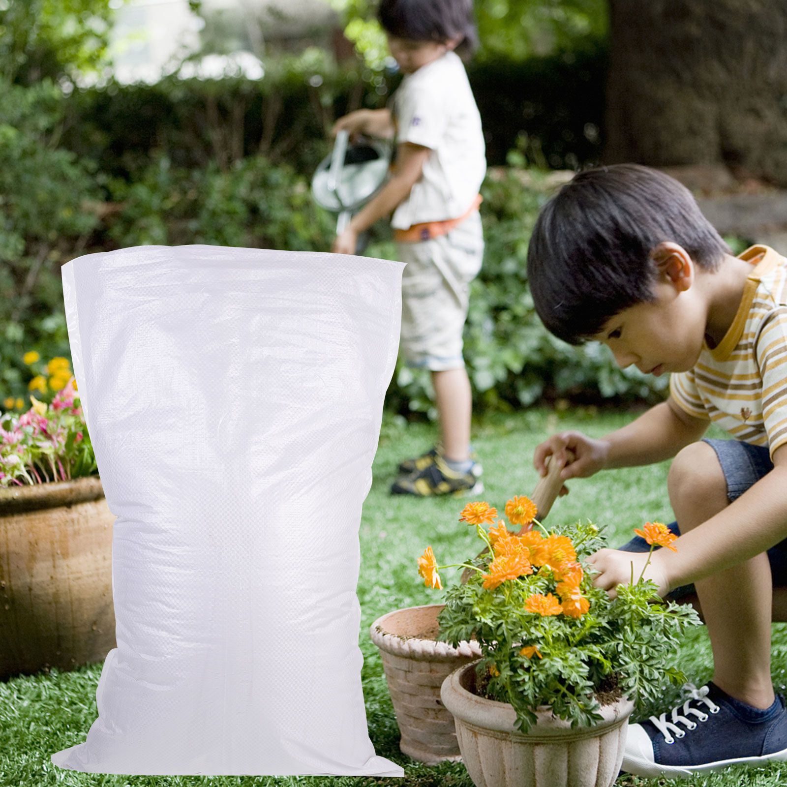 16Pcs Waterproof Woven Sandbag - Flood Barrier Bag ulasan dan harga