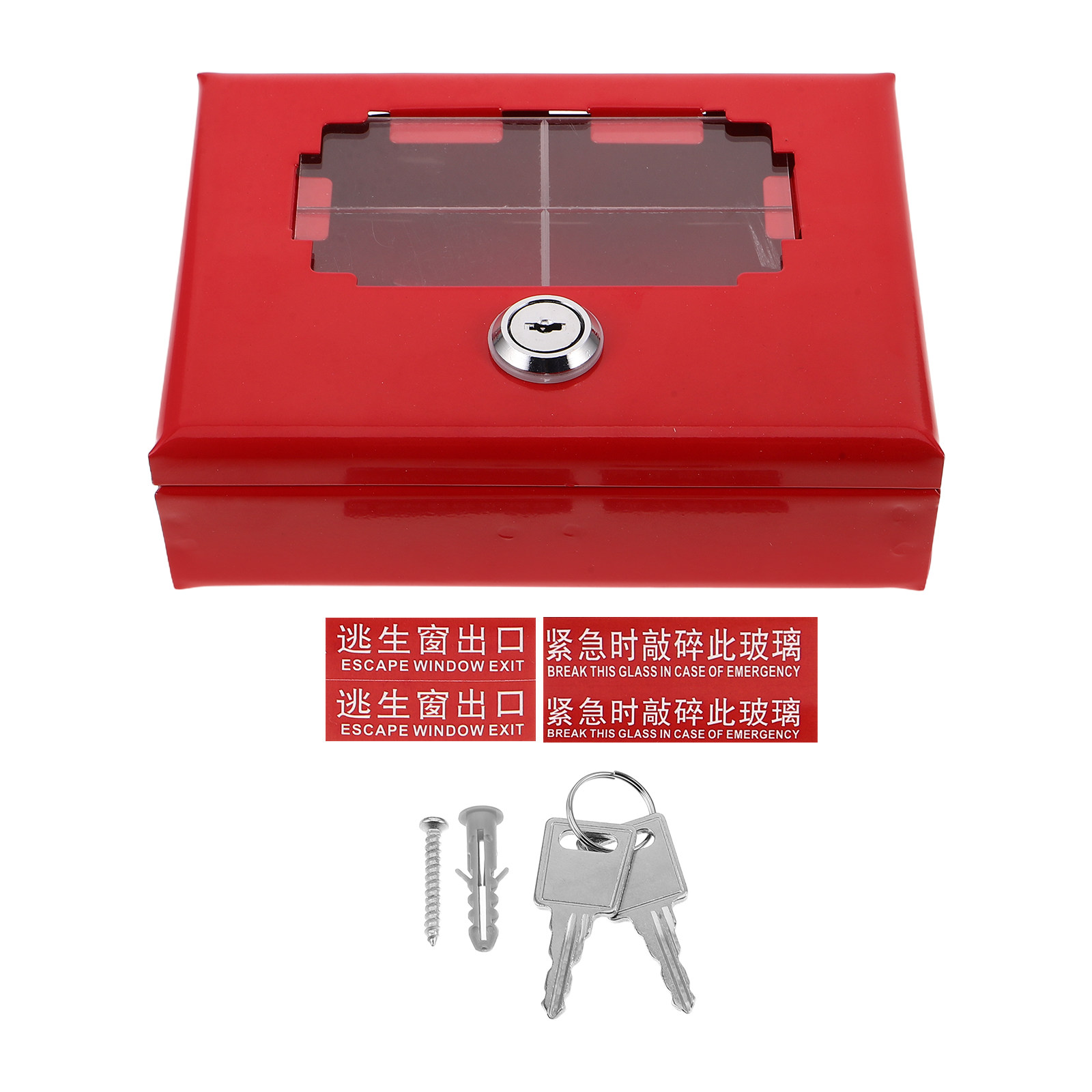 Metal Door Lock Box Wall Mount - Lockbox Key Secure ulasan dan harga