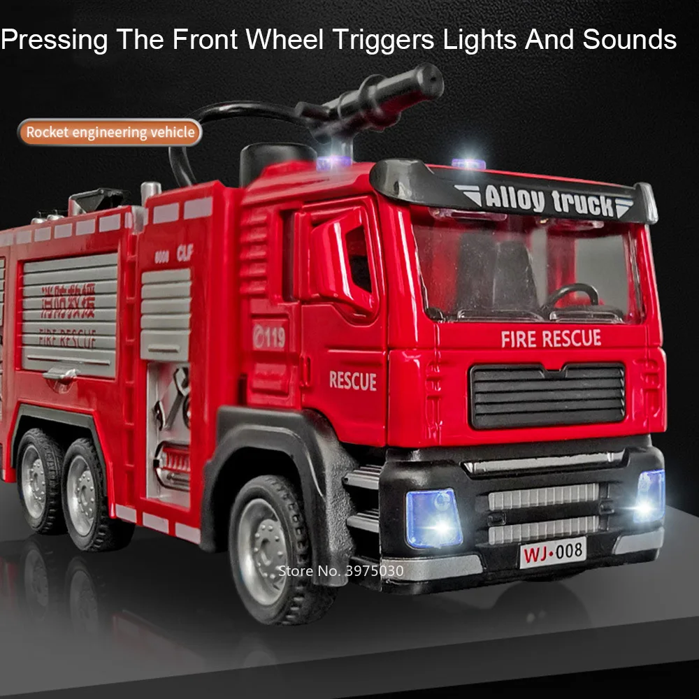 1/32 Fire Engine Car Toy Model - Fire Escape Ladder ulasan dan harga