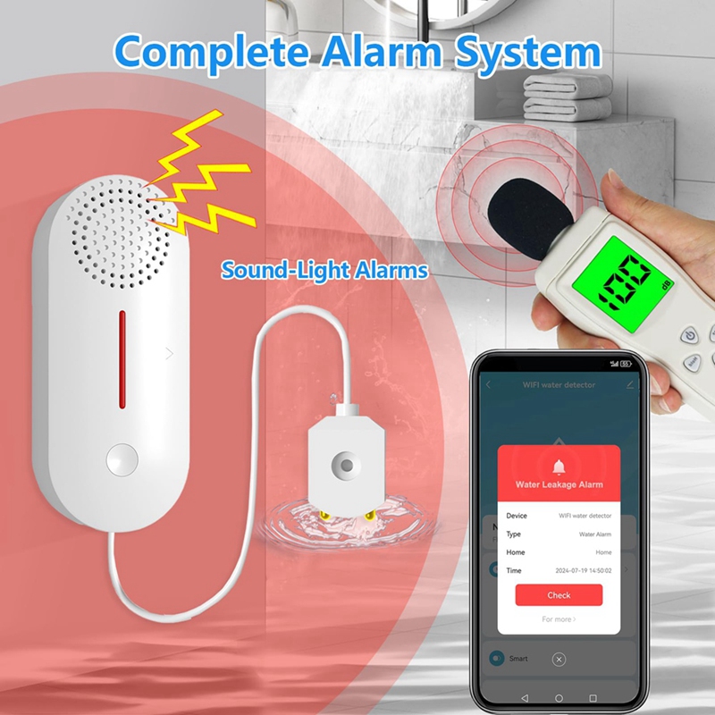 Water Detector Alarm, Smart Wa - Water Alarm Sensor ulasan dan harga
